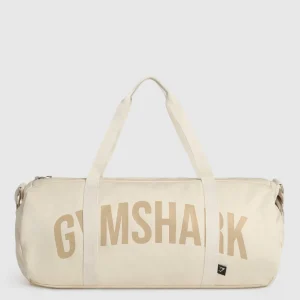 Fashion Gymshark Power Holdall EcruWhite