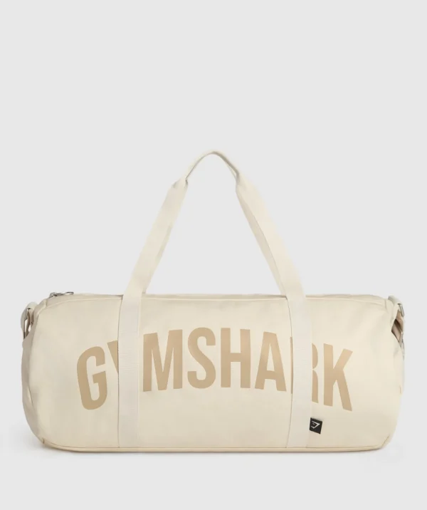 Fashion Gymshark Power Holdall EcruWhite