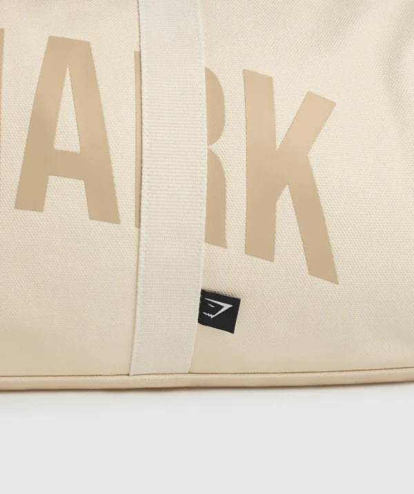 Fashion Gymshark Power Holdall EcruWhite