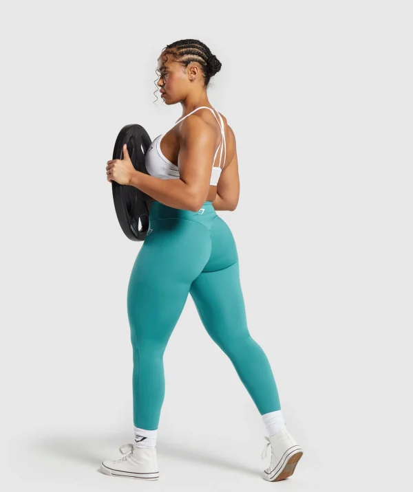 Discount Gymshark Power Regular Leggings BondiTeal