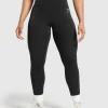 Hot Gymshark Power Short Leggings Black