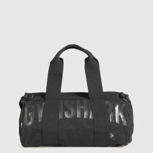 Fashion Gymshark Power Small Holdall Black/AsphaltGrey