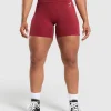 New Gymshark Power Tight Shorts RepsRed