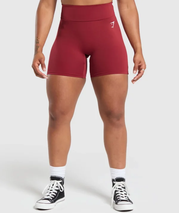 New Gymshark Power Tight Shorts RepsRed