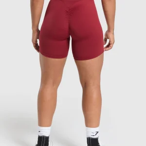 New Gymshark Power Tight Shorts RepsRed