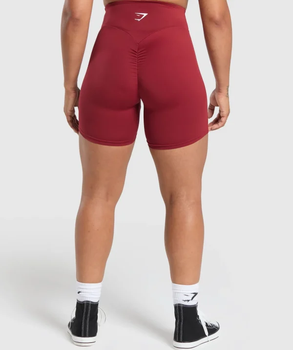 New Gymshark Power Tight Shorts RepsRed