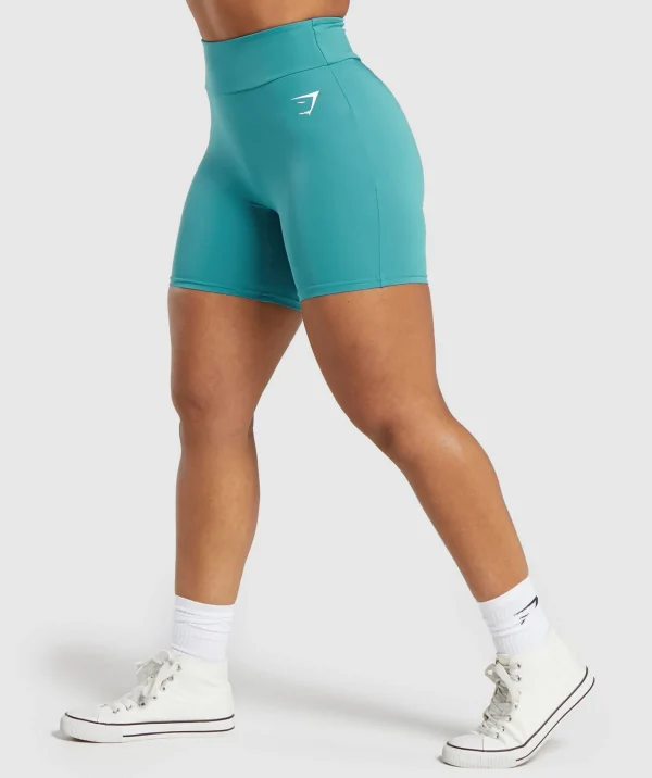 Outlet Gymshark Power Tight Shorts BondiTeal