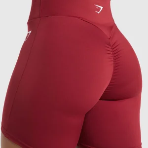 New Gymshark Power Tight Shorts RepsRed