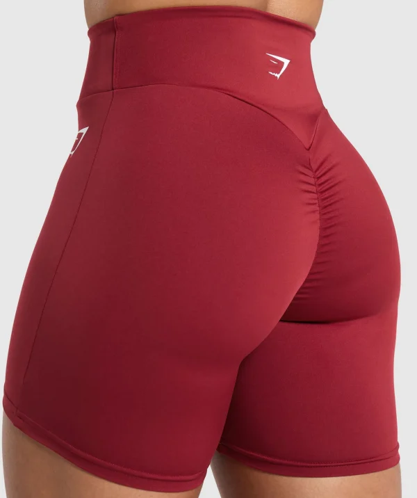 New Gymshark Power Tight Shorts RepsRed