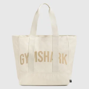 Best Gymshark Power Tote EcruWhite/VanillaBeige