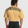 Discount Gymshark Power T-Shirt RusticYellow/Black