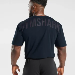 Hot Gymshark Power T-Shirt Navy