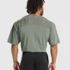 Hot Gymshark Power T-Shirt UnitGreen