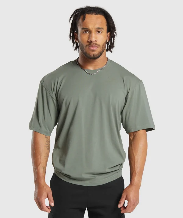 Hot Gymshark Power T-Shirt UnitGreen