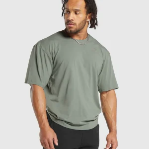 Hot Gymshark Power T-Shirt UnitGreen