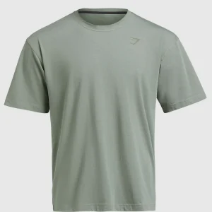 Hot Gymshark Power T-Shirt UnitGreen