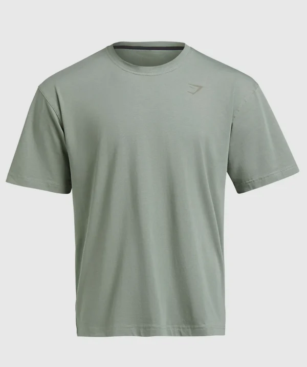 Hot Gymshark Power T-Shirt UnitGreen