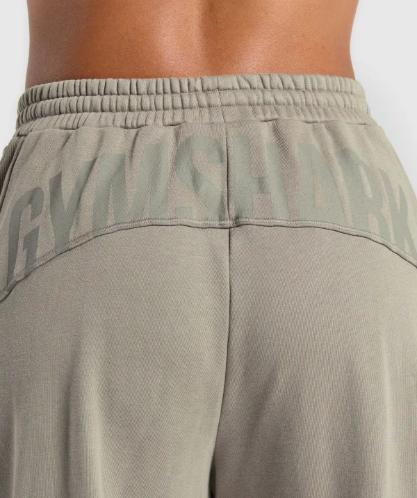 Best Gymshark Power Washed Joggers LinenBrown