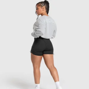 Online Gymshark Power Washed Sweatshirt SilverGrey