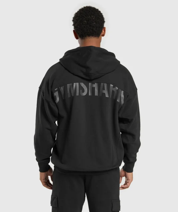 Discount Gymshark Power Zip Hoodie Black