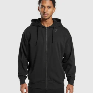 Discount Gymshark Power Zip Hoodie Black