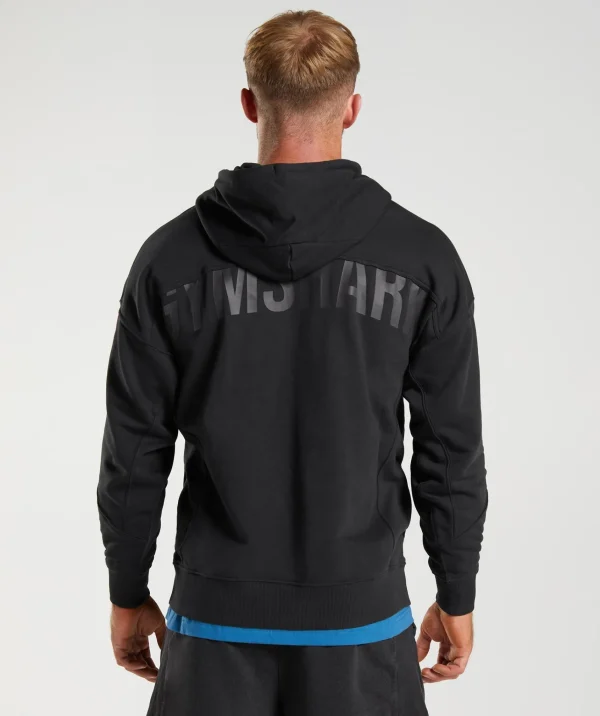 Discount Gymshark Power Zip Hoodie Black