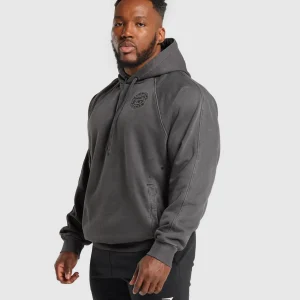 Online Gymshark Premium Legacy Hoodie Black