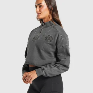 Online Gymshark Premium Legacy Sweatshirt Black