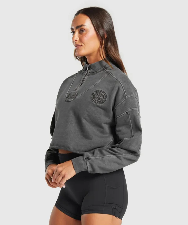 Online Gymshark Premium Legacy Sweatshirt Black