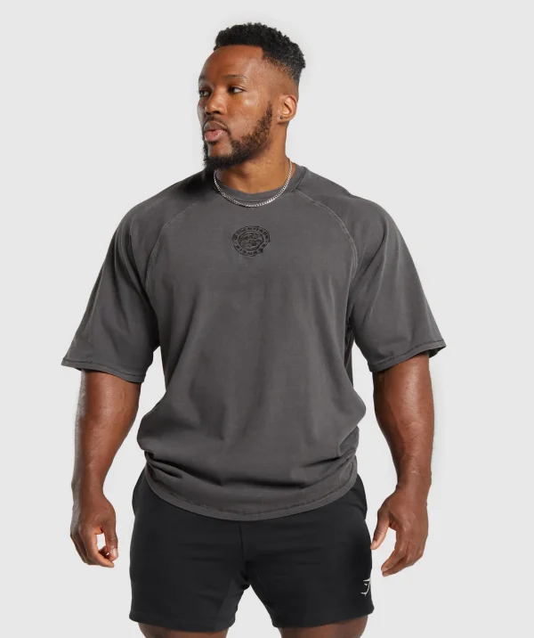 Hot Gymshark Premium Legacy T-Shirt Black