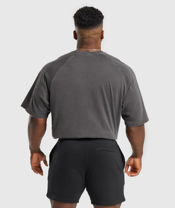 Hot Gymshark Premium Legacy T-Shirt Black