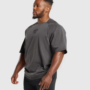 Hot Gymshark Premium Legacy T-Shirt Black