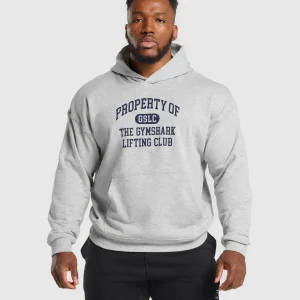 Sale Gymshark Property Of Hoodie LightGreyCoreMarl