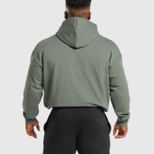 Online Gymshark Property Of Hoodie UnitGreen