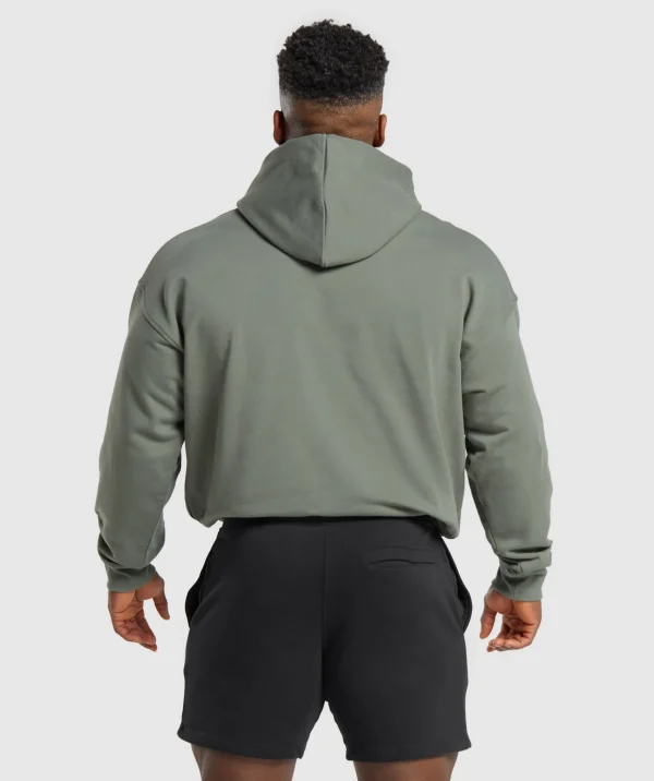 Online Gymshark Property Of Hoodie UnitGreen