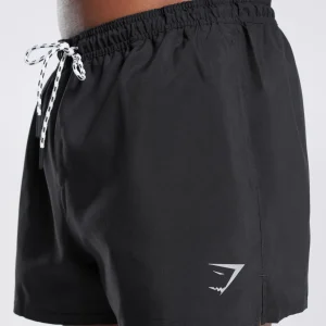 New Gymshark 3" Swim Shorts Black