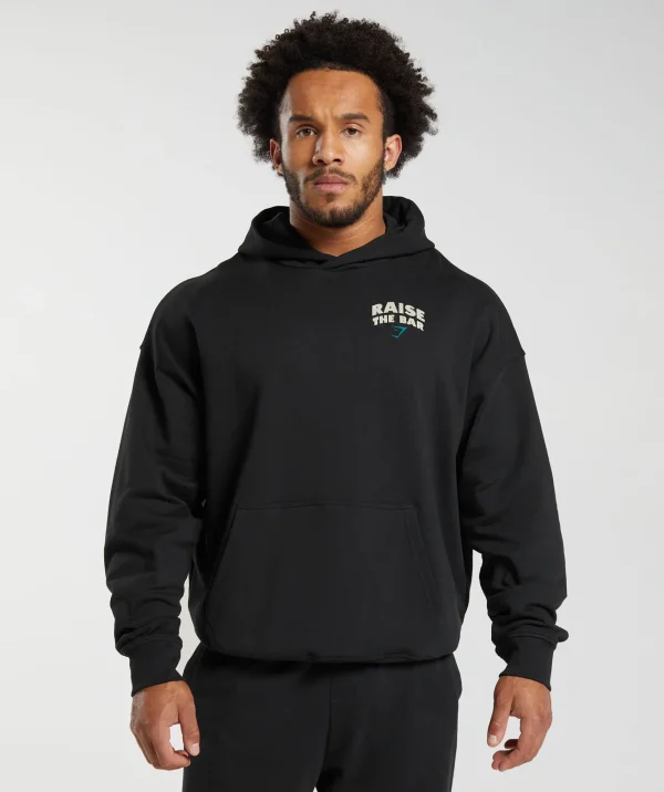 Discount Gymshark Raise the Bar Hoodie Black