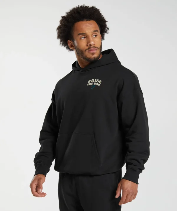 Discount Gymshark Raise the Bar Hoodie Black