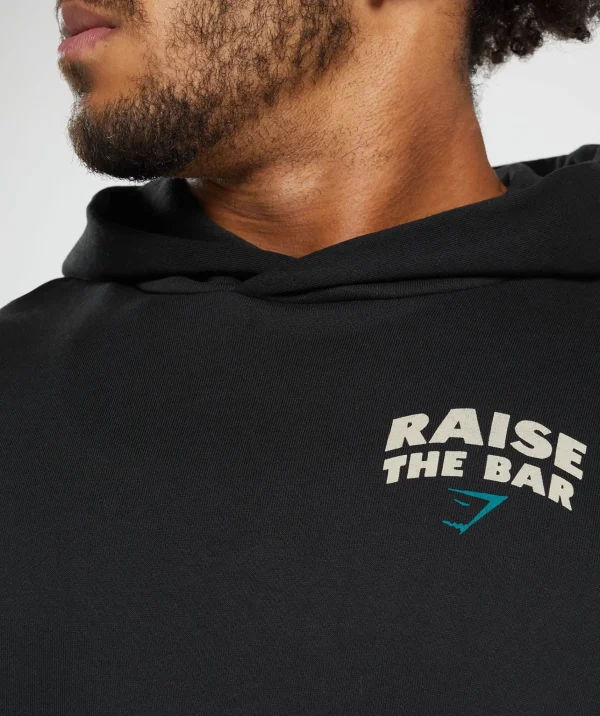 Discount Gymshark Raise the Bar Hoodie Black