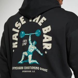 Discount Gymshark Raise the Bar Hoodie Black