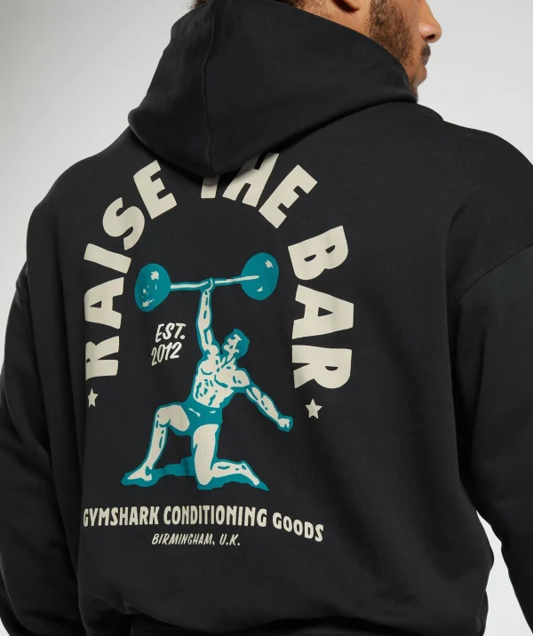 Discount Gymshark Raise the Bar Hoodie Black