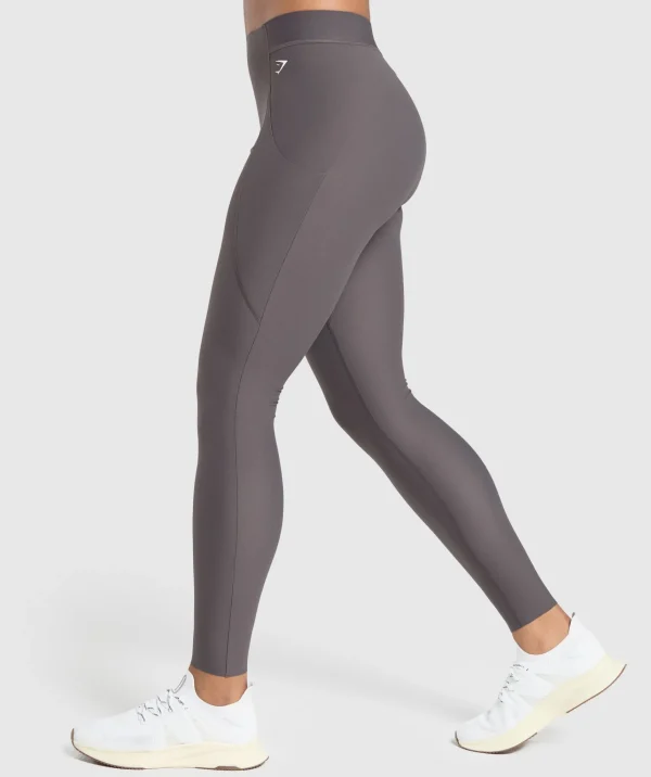 Outlet Gymshark Raw Cut Legging GreyedPurple