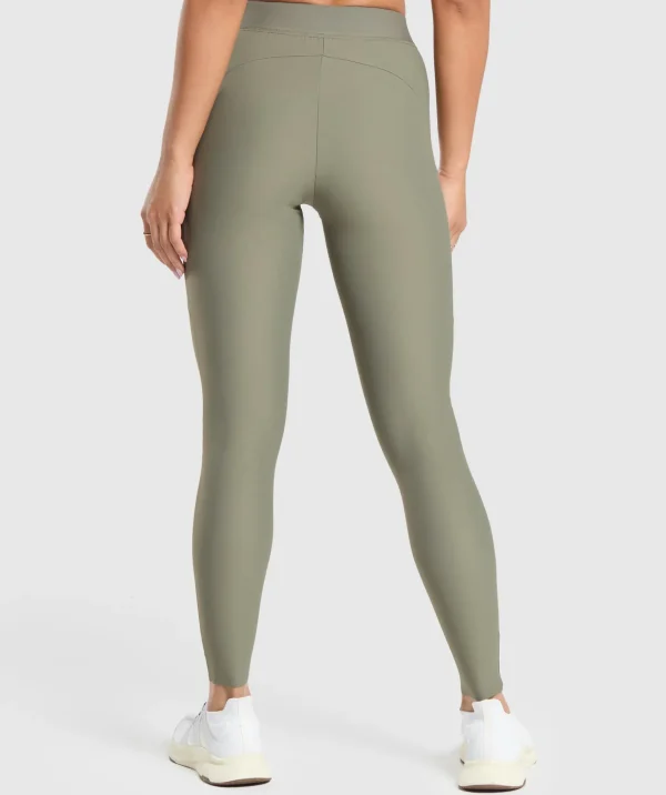 Discount Gymshark Raw Cut Legging BaseGreen