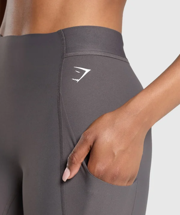 Outlet Gymshark Raw Cut Legging GreyedPurple