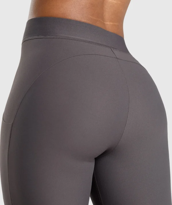 Outlet Gymshark Raw Cut Legging GreyedPurple