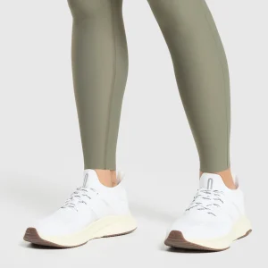 Discount Gymshark Raw Cut Legging BaseGreen