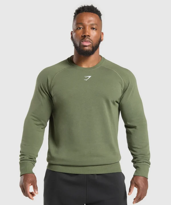 Discount Gymshark Reaper Crew CoreOlive