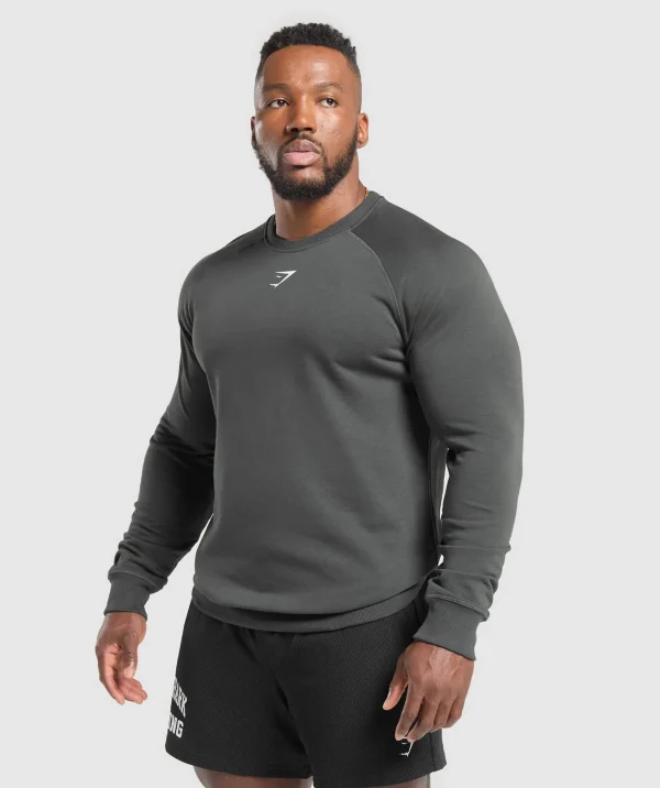 Best Gymshark Reaper Crew AsphaltGrey