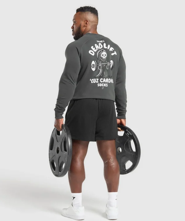 Best Gymshark Reaper Crew AsphaltGrey