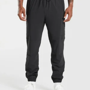 Hot Gymshark Rest Day Cargo Pants Black